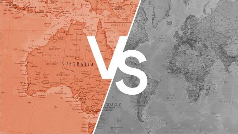 Australia vs the world: 3 approaches to country allocation